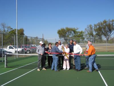 Donald and Peggy Parks Tennis Court
