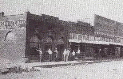 Old street scene Prairie Grove