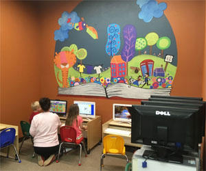 Prairie Grove Children's Library Computer Area