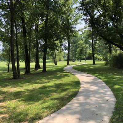 Walking trail in Muddy Fork Park