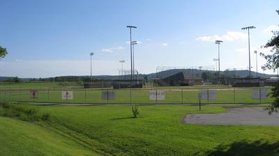 Looking South over the Baseball Fields at Rieff Park